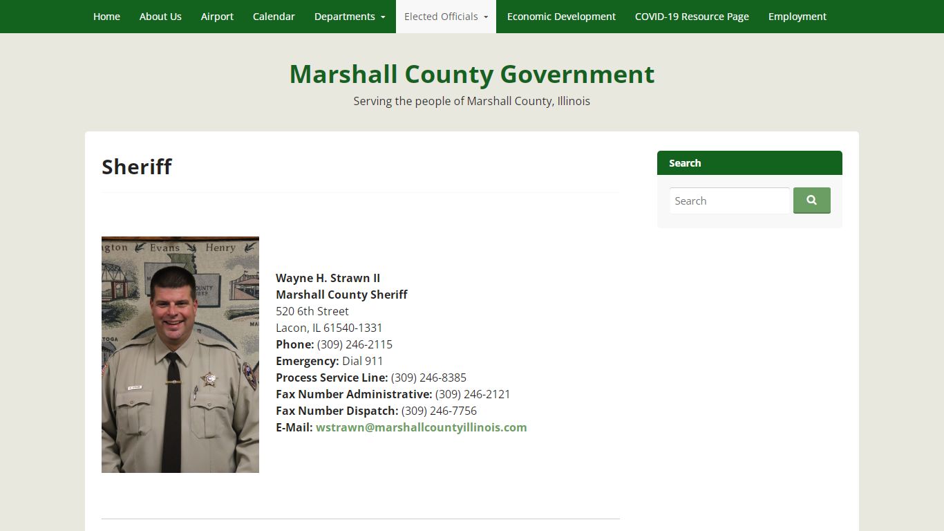 Sheriff | Marshall County Government